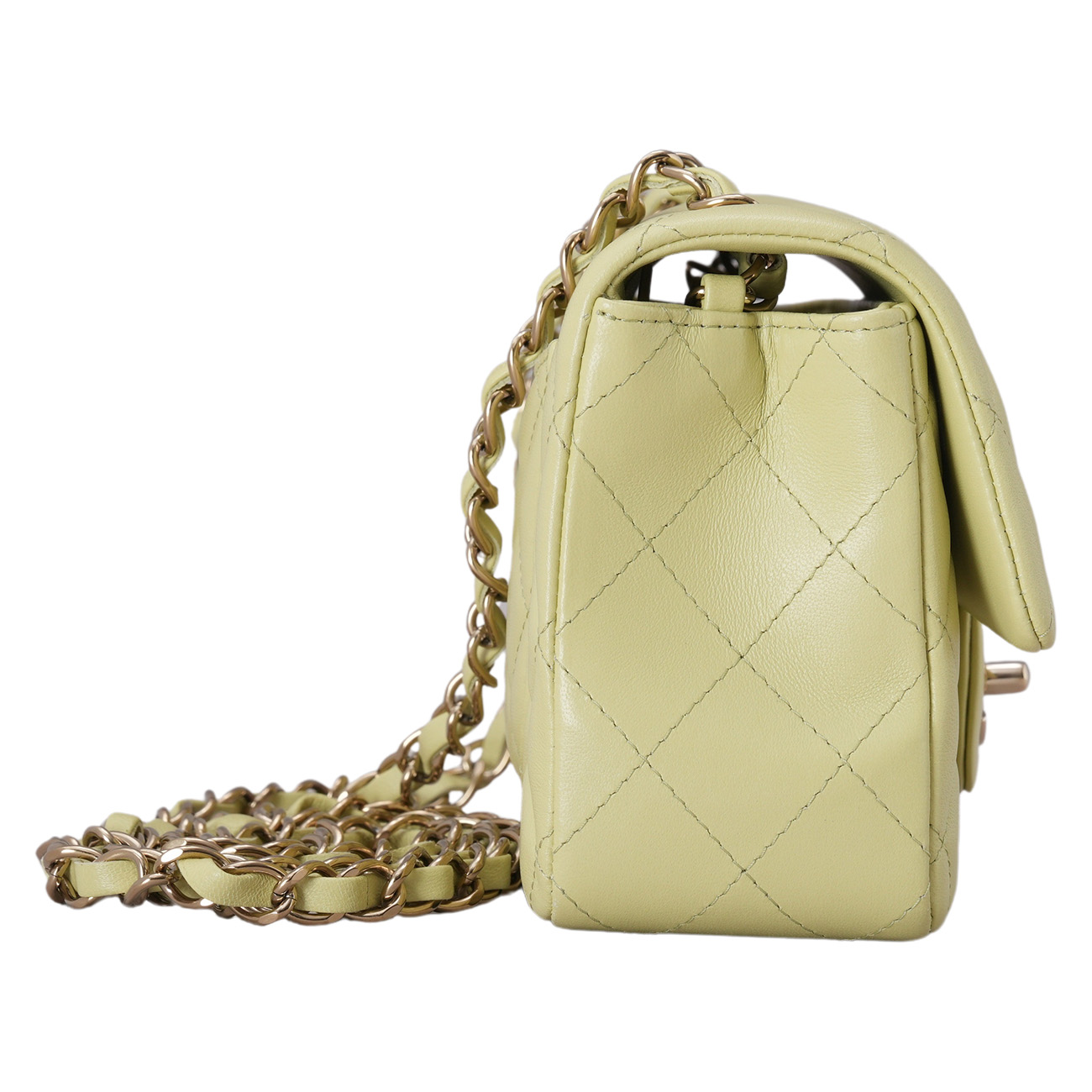 CHANEL(USED)샤넬 램스킨 클래식 뉴미니 크로스백