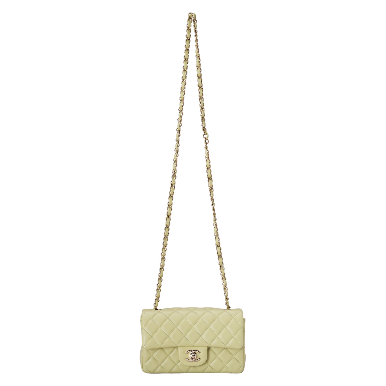 CHANEL(USED)샤넬 램스킨 클래식 뉴미니 크로스백