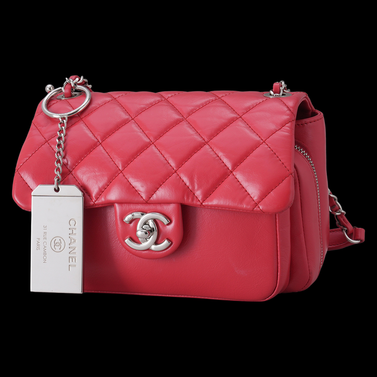 CHANEL(USED)샤넬 시즌백 레드