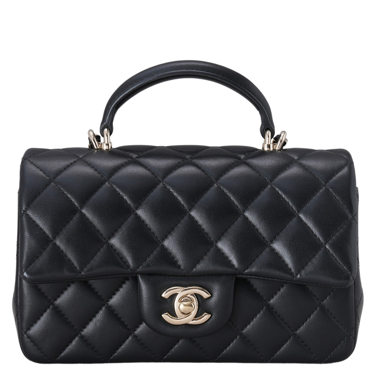 CHANEL(USED)샤넬 램스킨 뉴미니 크로스백