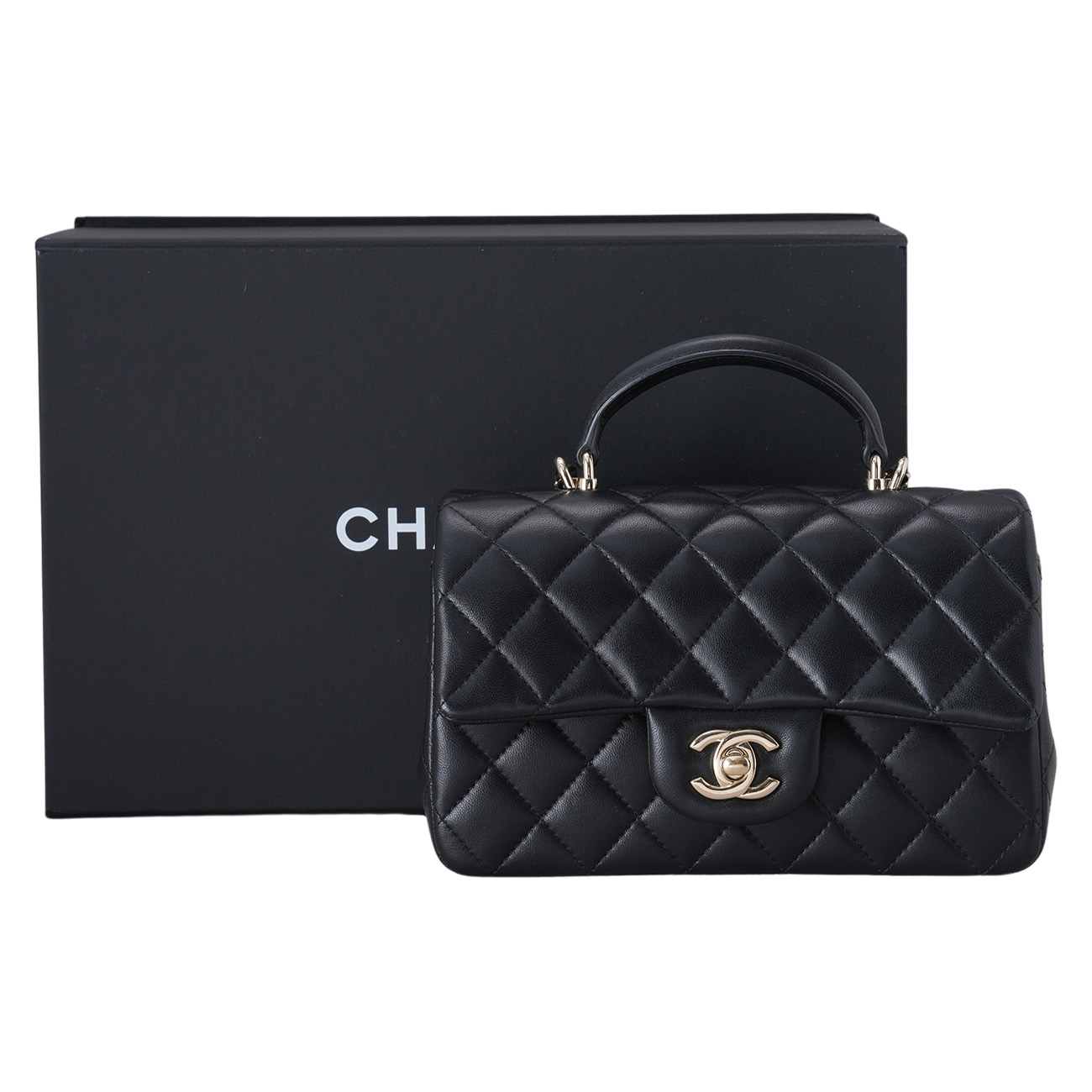 CHANEL(USED)샤넬 램스킨 뉴미니 크로스백