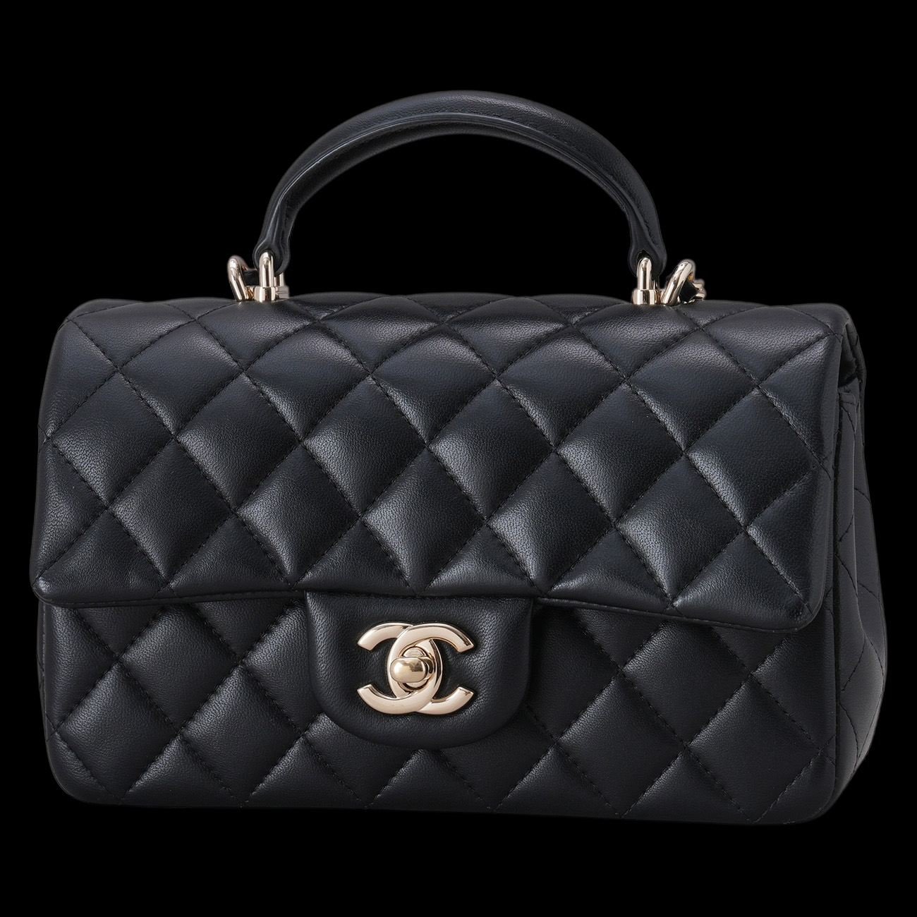 CHANEL(USED)샤넬 램스킨 뉴미니 크로스백