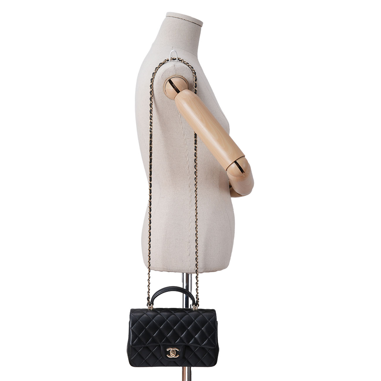 CHANEL(USED)샤넬 램스킨 뉴미니 크로스백
