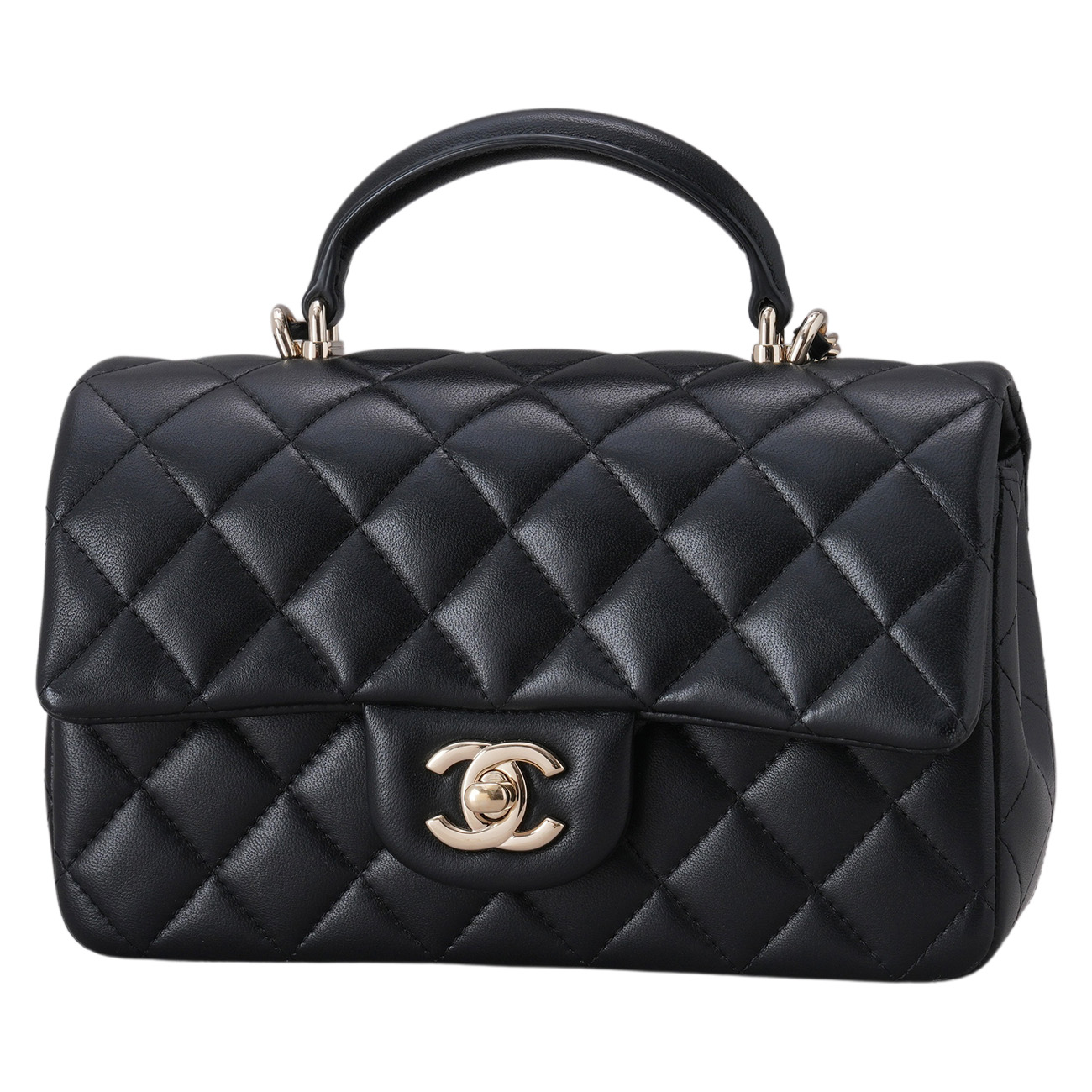 CHANEL(USED)샤넬 램스킨 뉴미니 크로스백