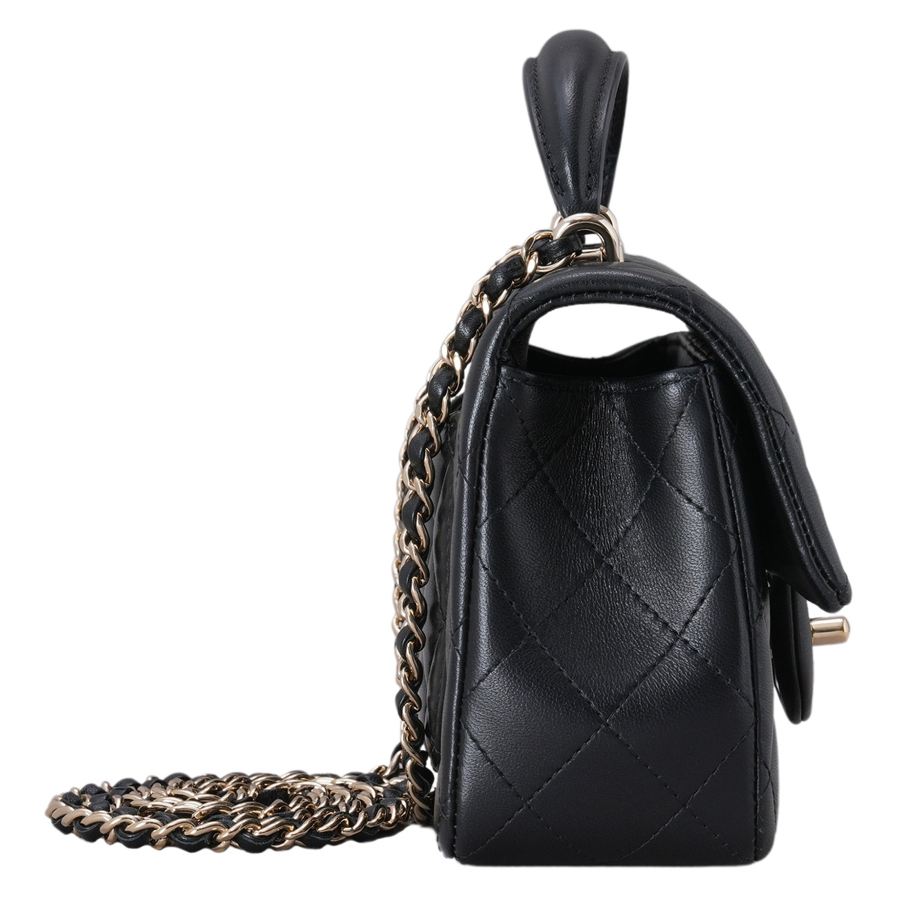CHANEL(USED)샤넬 램스킨 뉴미니 크로스백