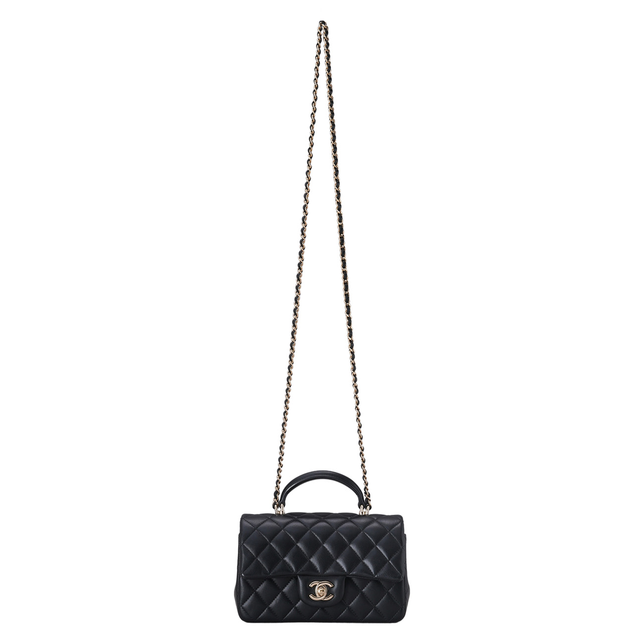 CHANEL(USED)샤넬 램스킨 뉴미니 크로스백
