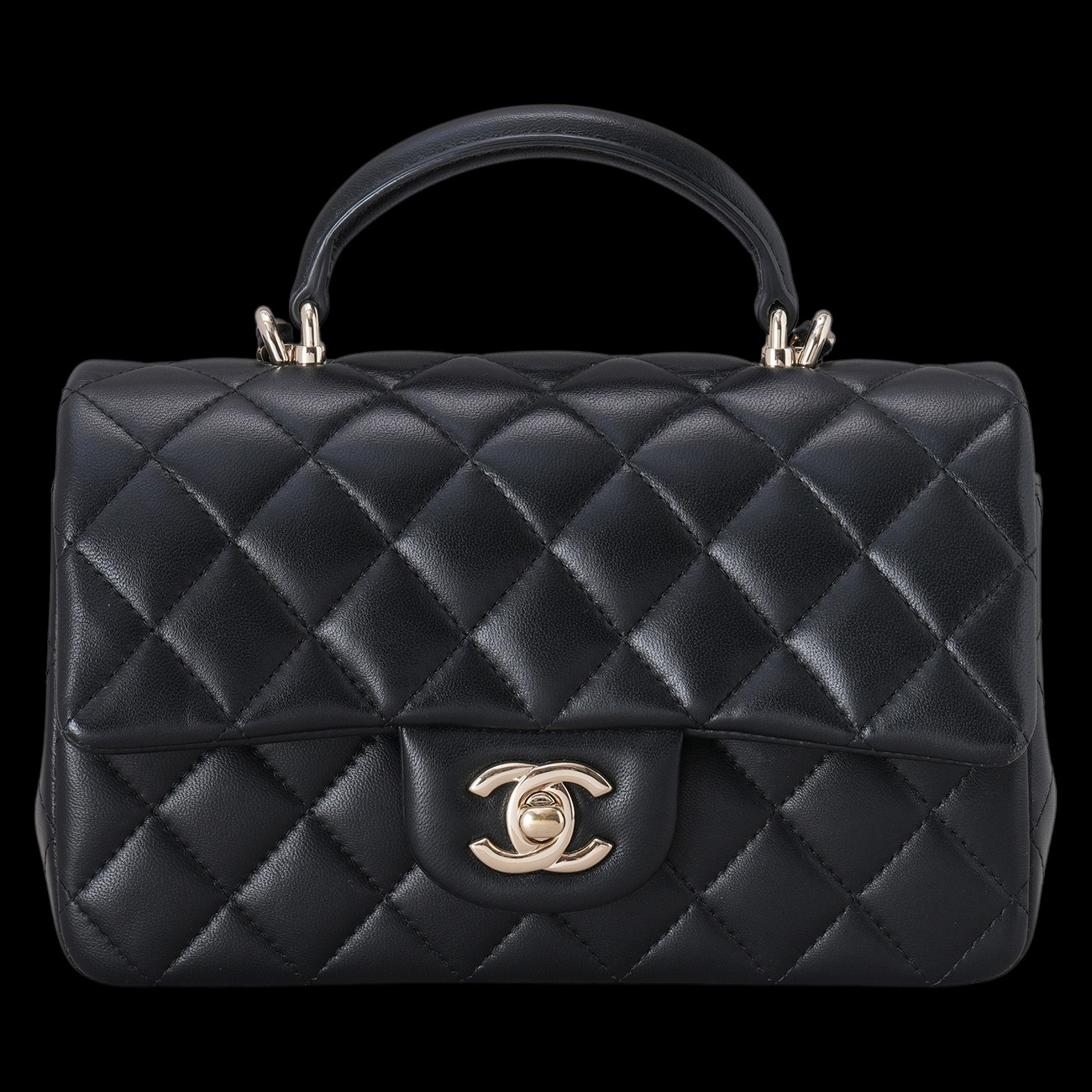 CHANEL(USED)샤넬 램스킨 뉴미니 크로스백