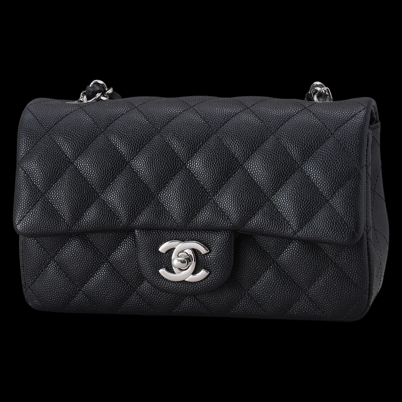 CHANEL(USED)샤넬 캐비어 클래식 뉴미니 크로스백