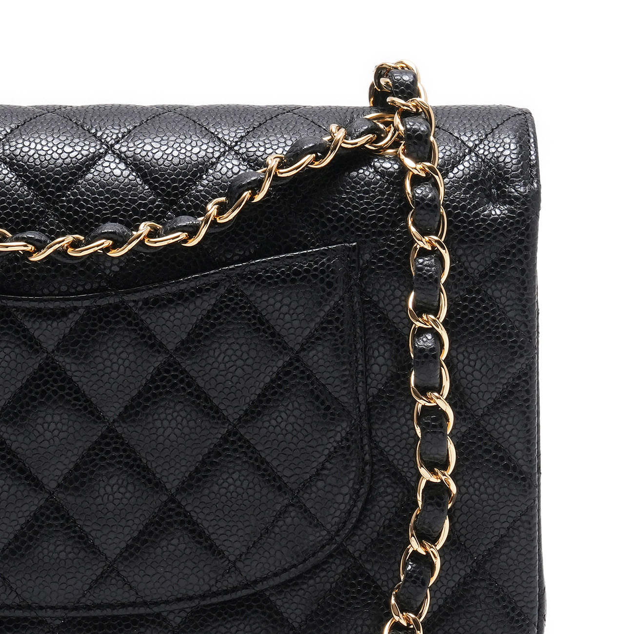CHANEL(USED)샤넬 캐비어 클래식 미듐 플랩백