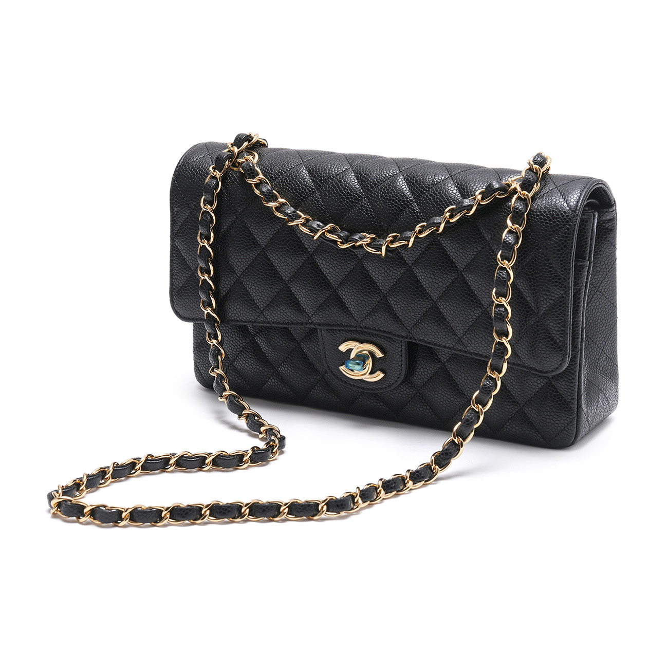 CHANEL(USED)샤넬 캐비어 클래식 미듐 플랩백