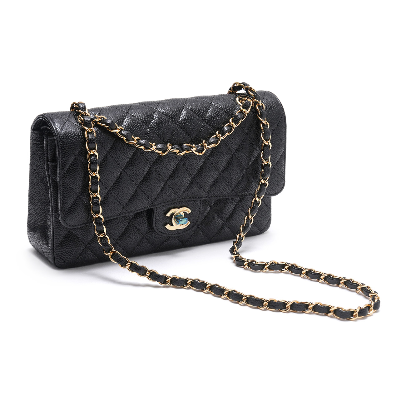CHANEL(USED)샤넬 캐비어 클래식 미듐 플랩백