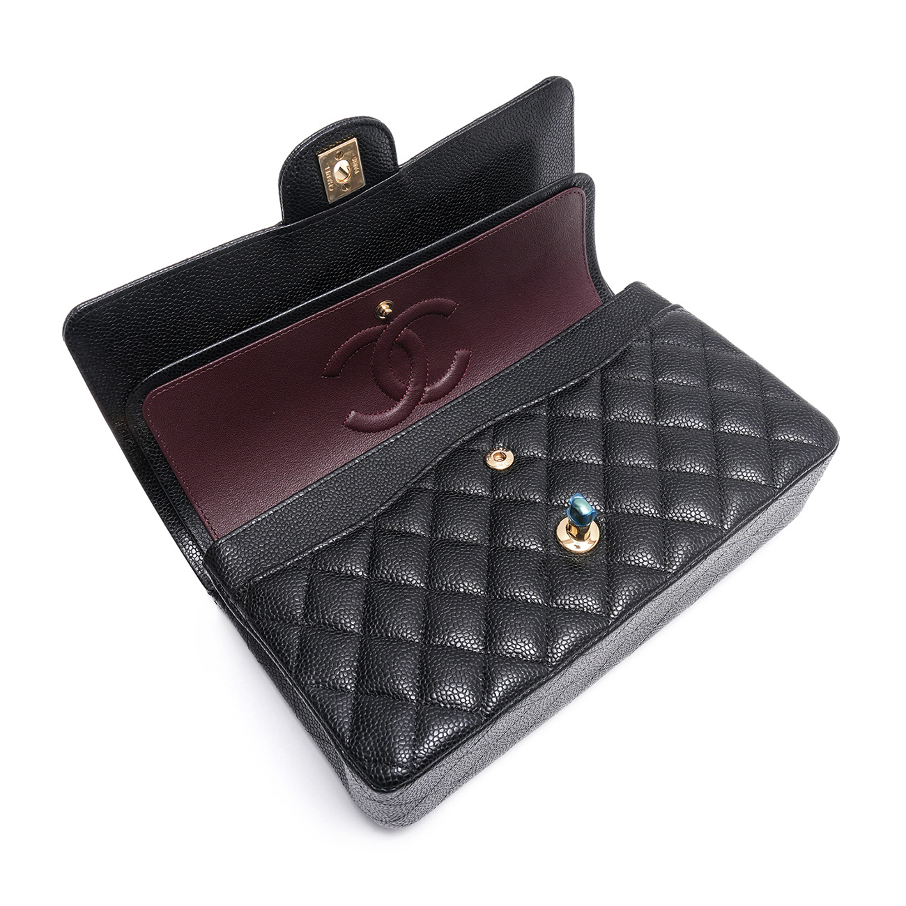 CHANEL(USED)샤넬 캐비어 클래식 미듐 플랩백