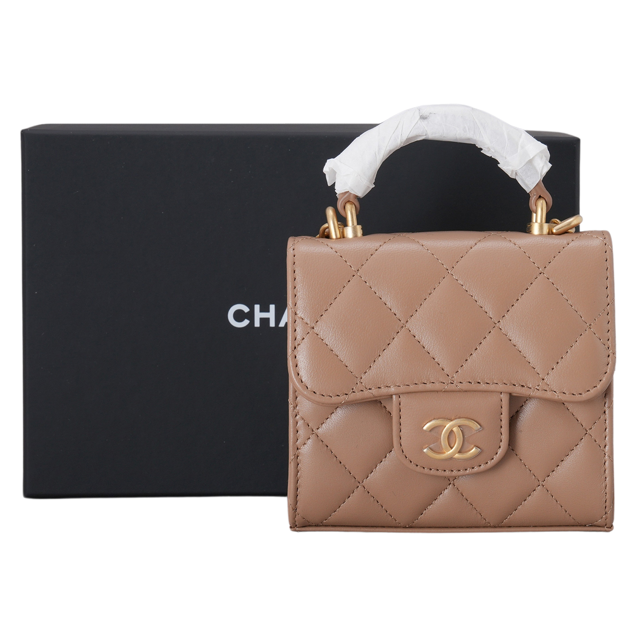 CHANEL(NEW)샤넬 클래식 탑핸들 미니 체인 크로스백