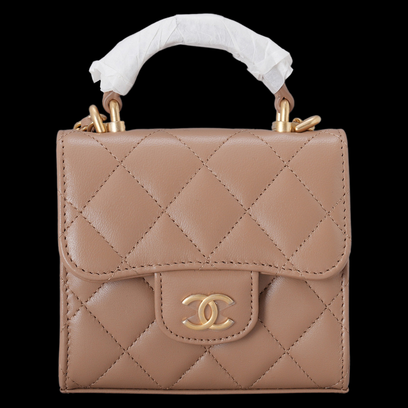 CHANEL(NEW)샤넬 클래식 탑핸들 미니 체인 크로스백