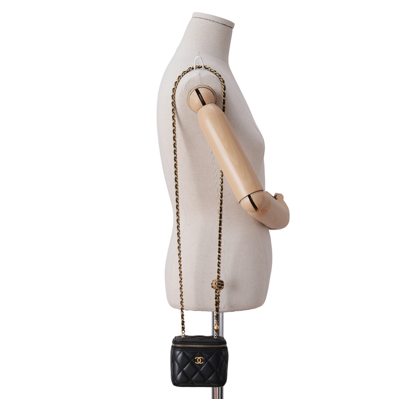 CHANEL(USED)샤넬 AP1447 골든볼 미니 베니티 크로스백