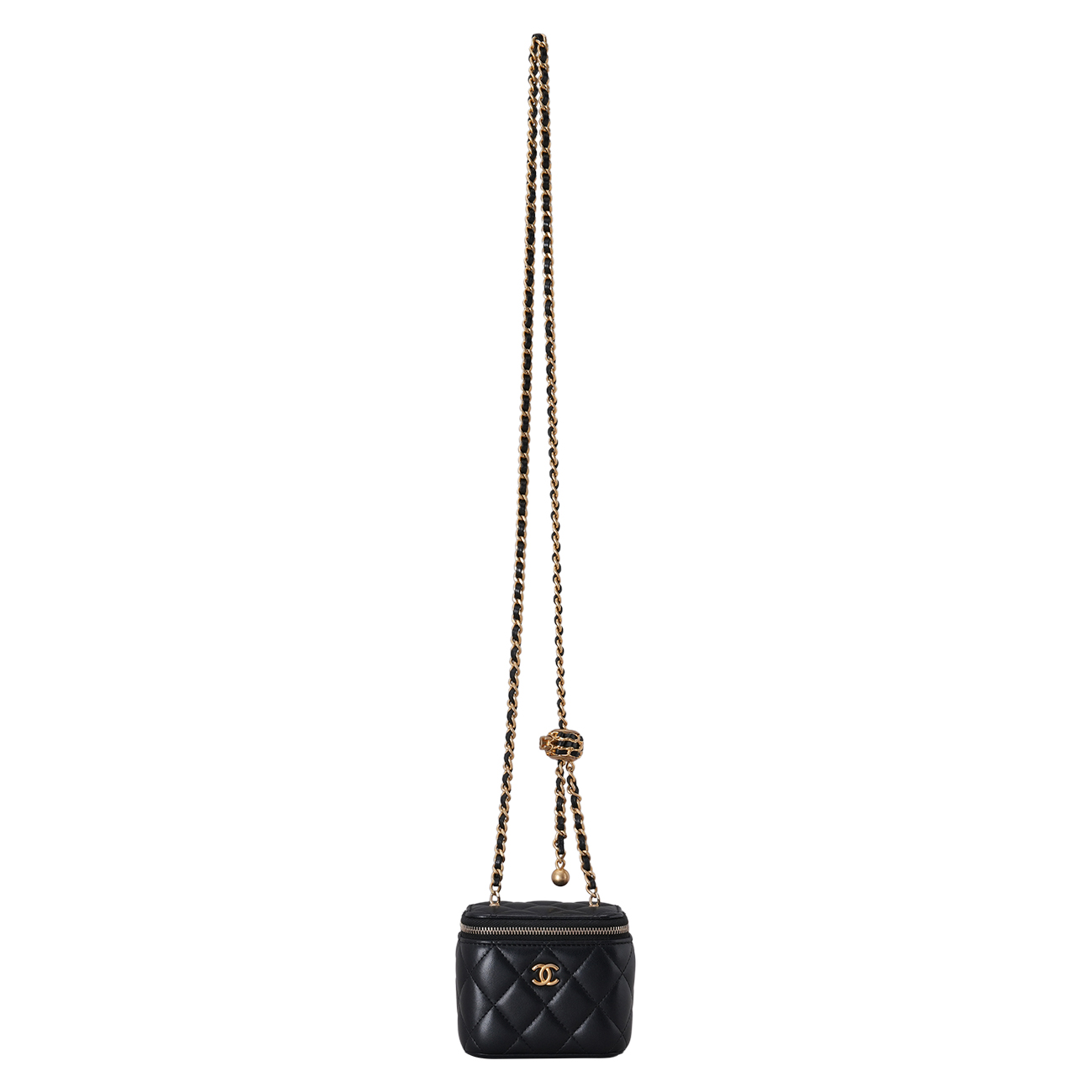 CHANEL(USED)샤넬 AP1447 골든볼 미니 베니티 크로스백