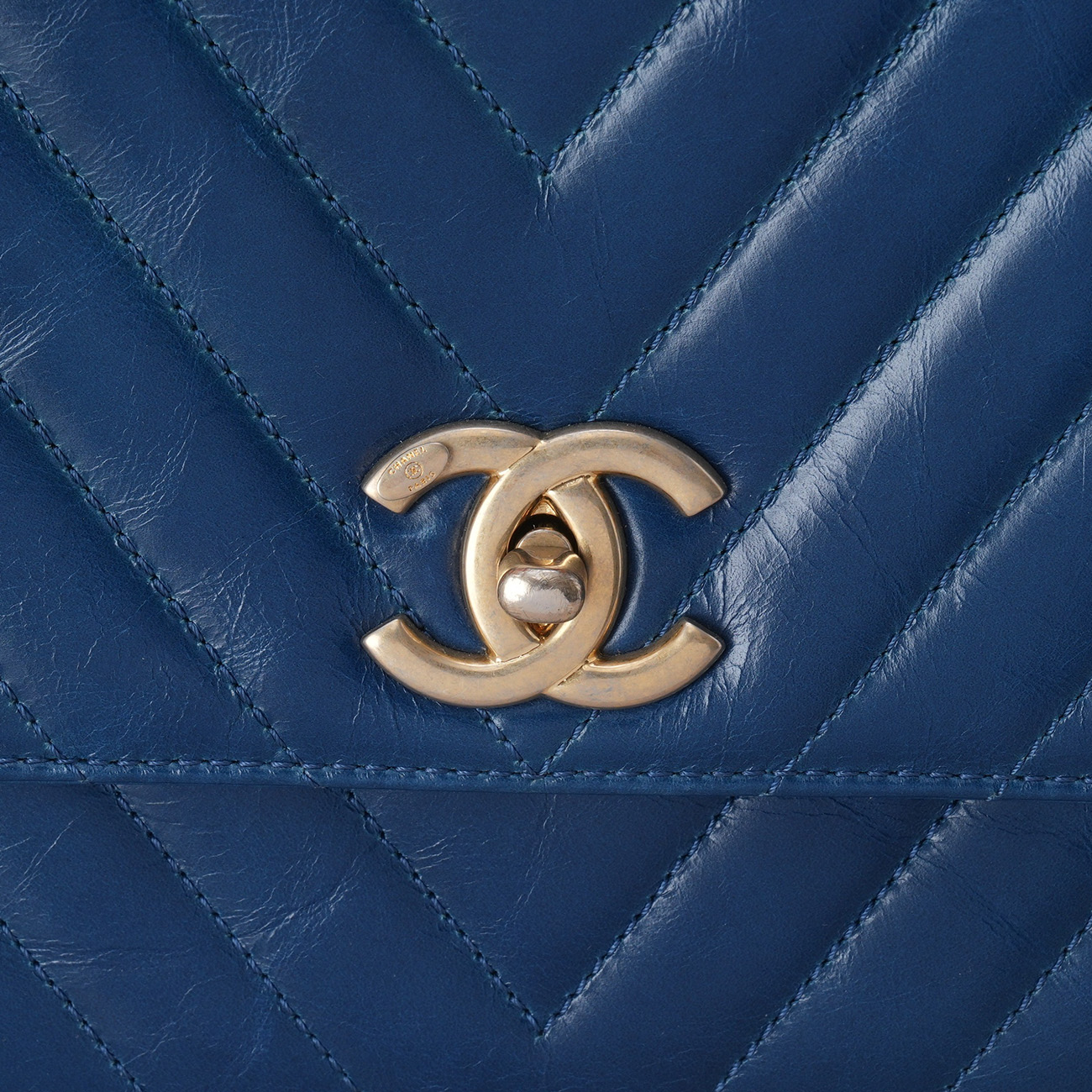 CHANEL(USED)샤넬 코코핸들 28 리자드핸들