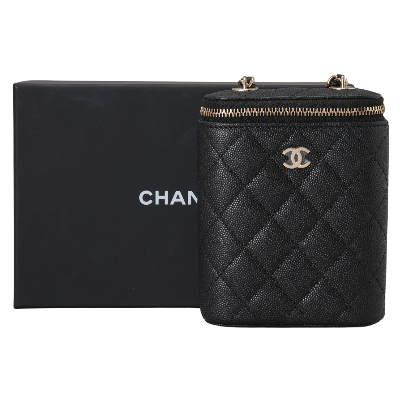 CHANEL(USED)샤넬 AP2195 캐비어 베니티 코스메틱 크로스백