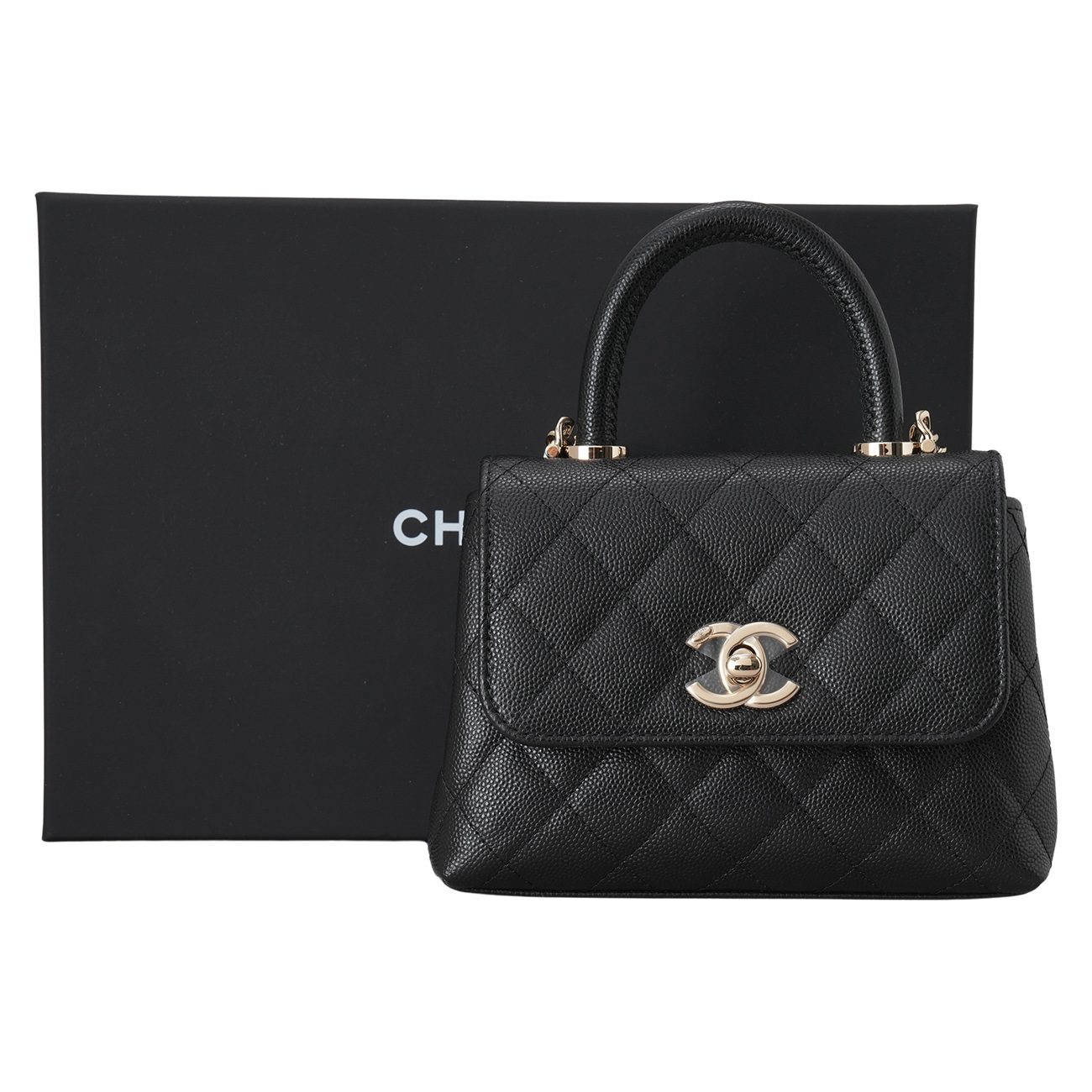 CHANEL(NEW)샤넬 캐비어 코코핸들 초미니
