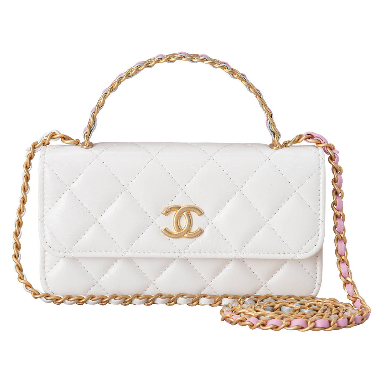 CHANEL(USED)샤넬 AP3242 시즌 탑핸들 크로스백