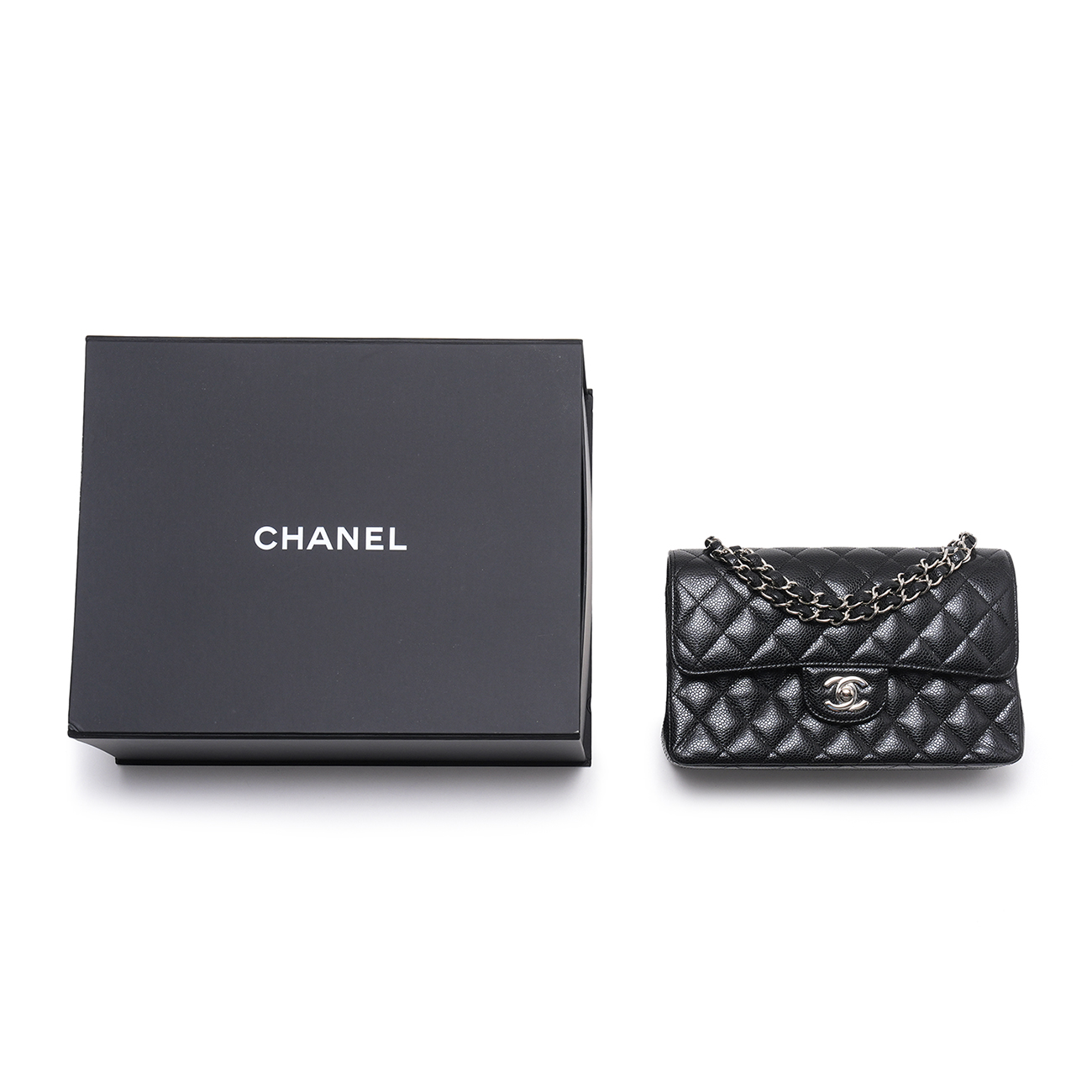 CHANEL(USED)샤넬 캐비어 클래식 스몰 플랩백