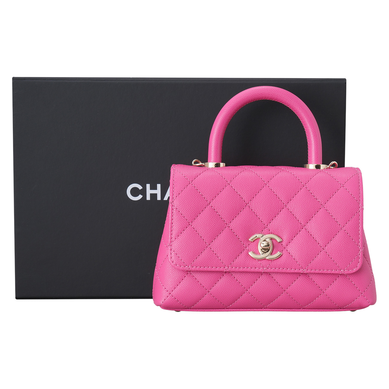 CHANEL(USED)샤넬 캐비어 코코핸들 미니