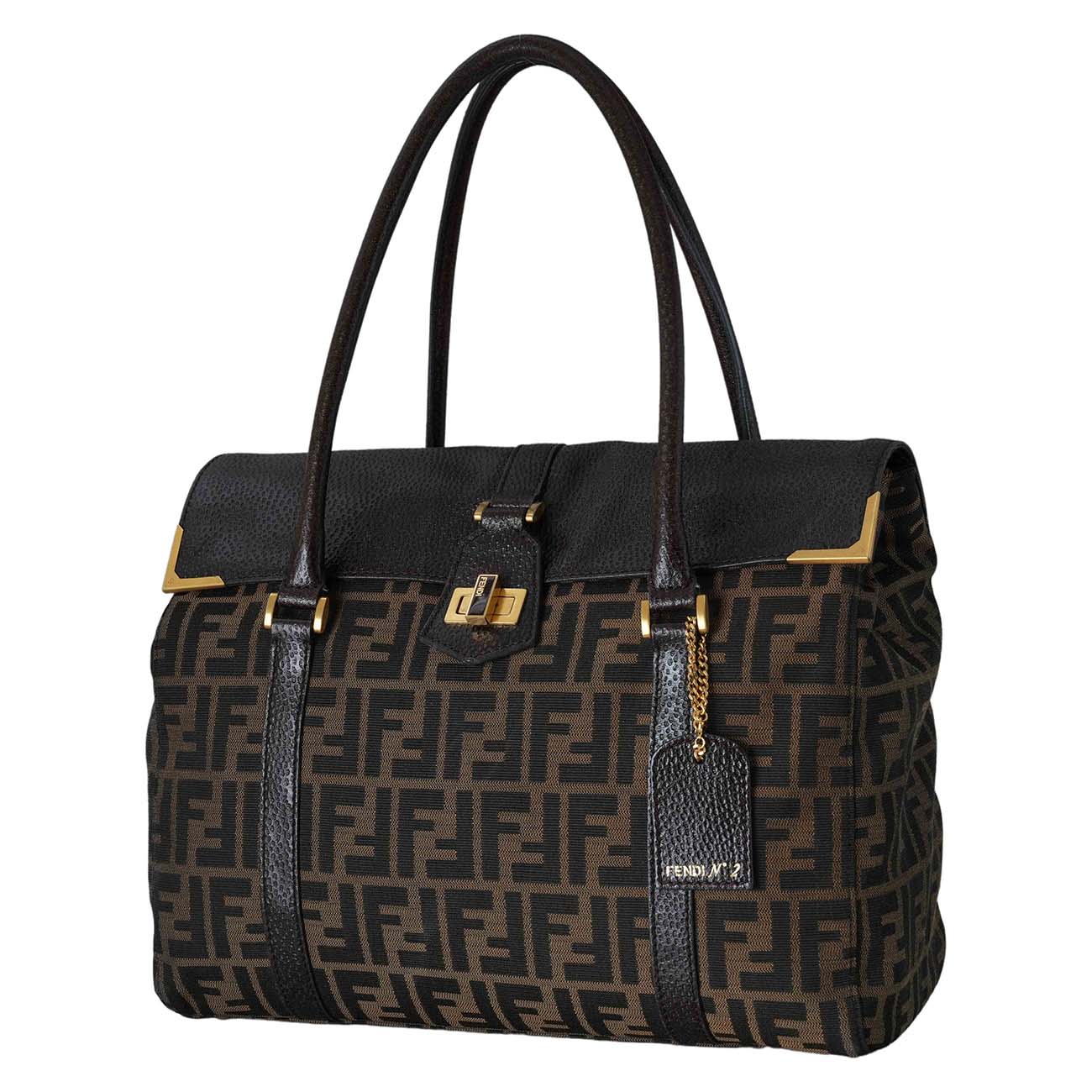 FENDI(USED)펜디 8BR647 락 토트백