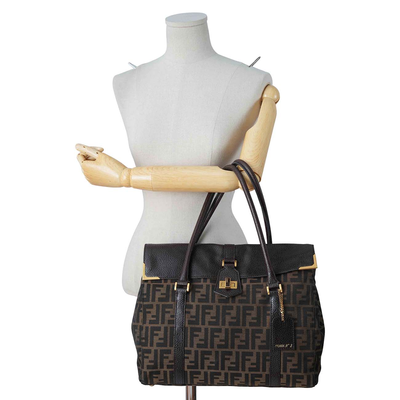 FENDI(USED)펜디 8BR647 락 토트백