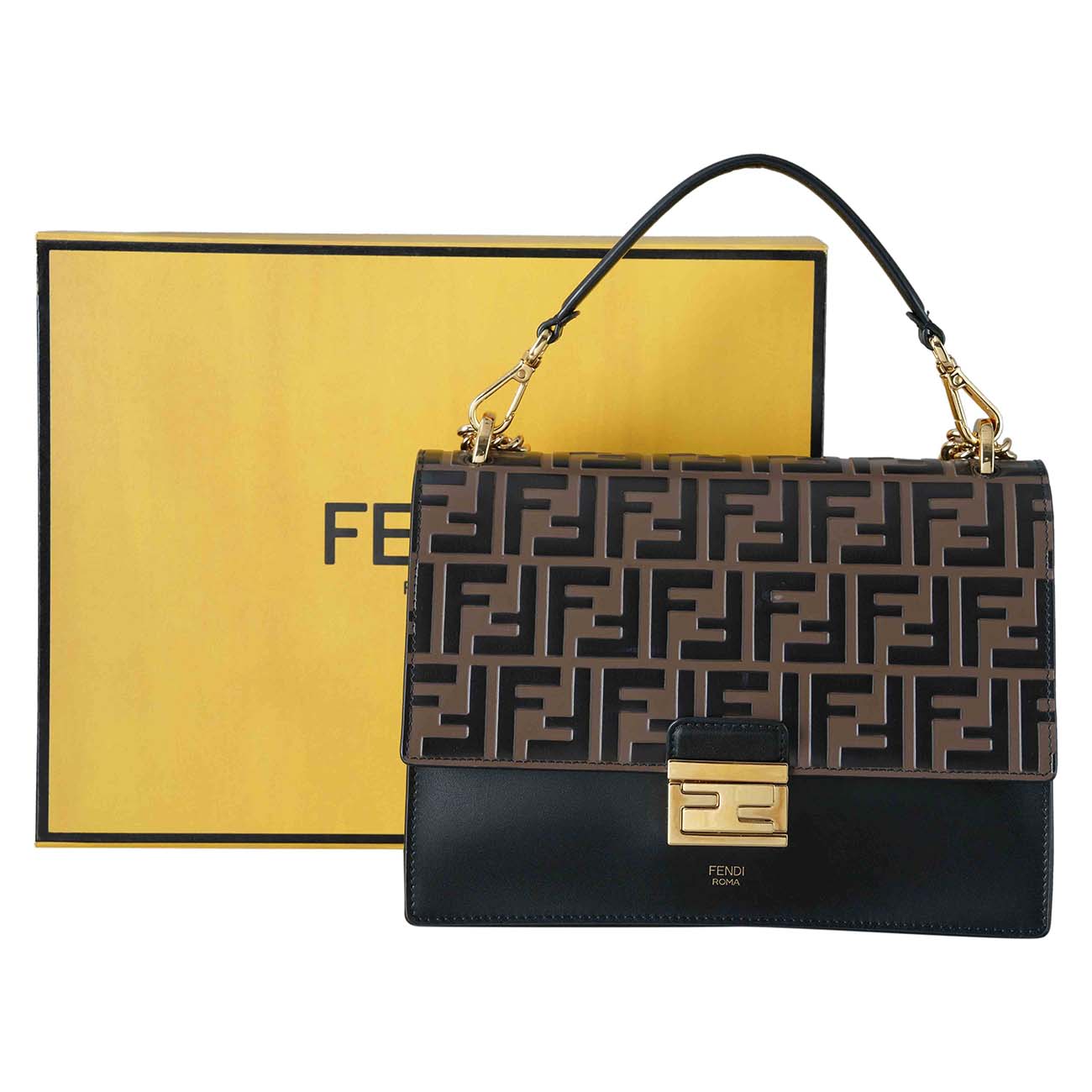 FENDI(USED)펜디 8BT315 FF 캔 유 숄더백