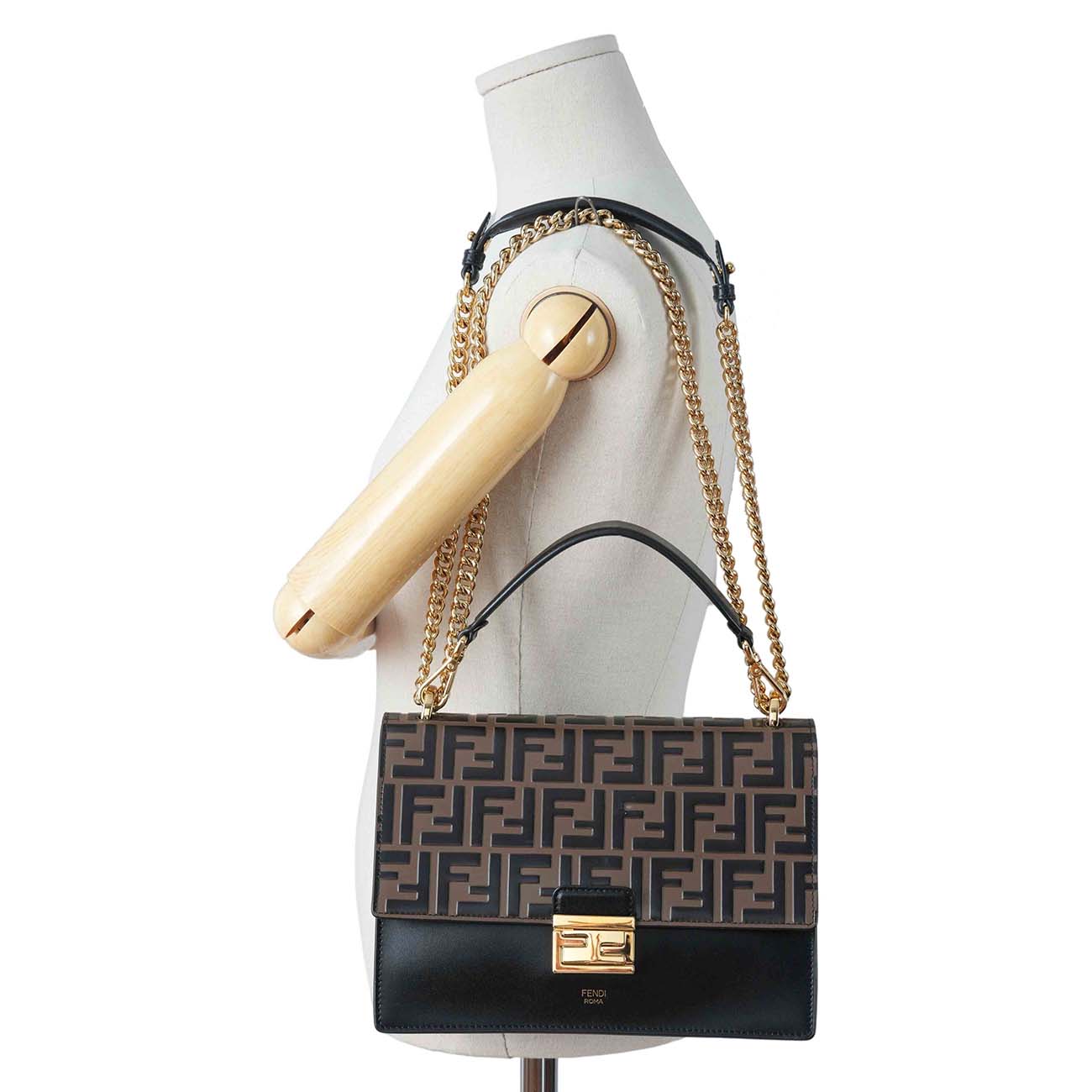 FENDI(USED)펜디 8BT315 FF 캔 유 숄더백