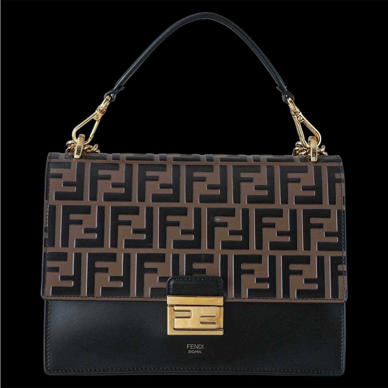 FENDI(USED)펜디 8BT315 FF 캔 유 숄더백