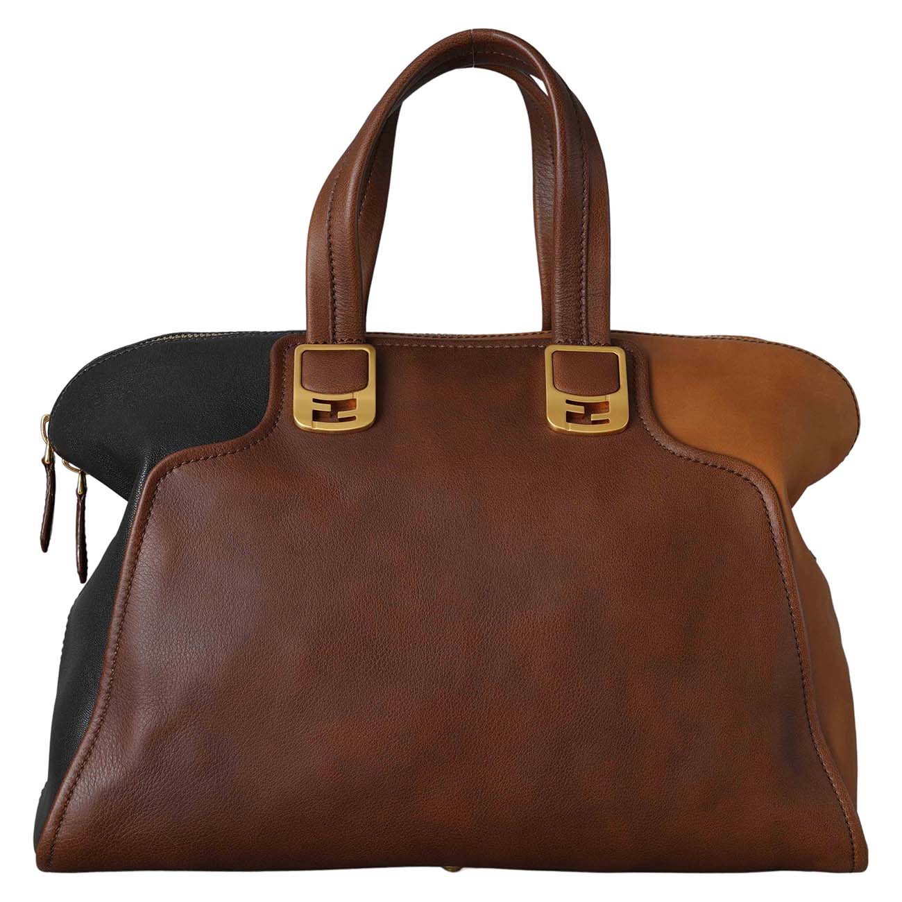 FENDI(USED)펜디 8BL110 카멜레온 더플 라지 토트백