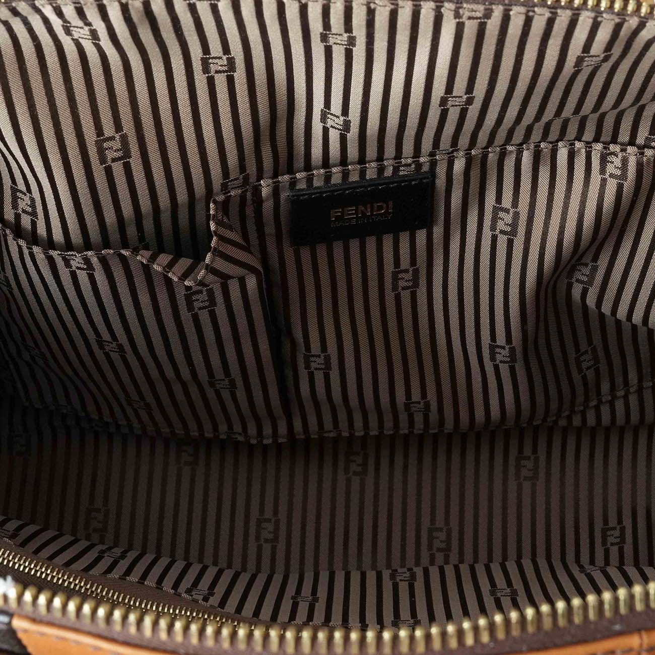 FENDI(USED)펜디 8BL110 카멜레온 더플 라지 토트백