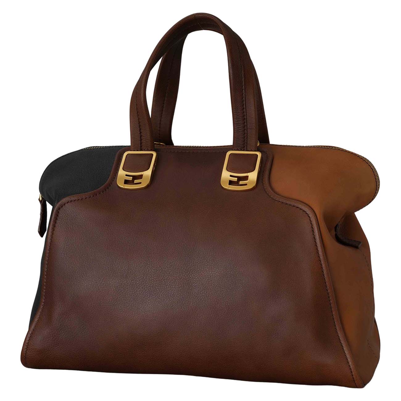 FENDI(USED)펜디 8BL110 카멜레온 더플 라지 토트백