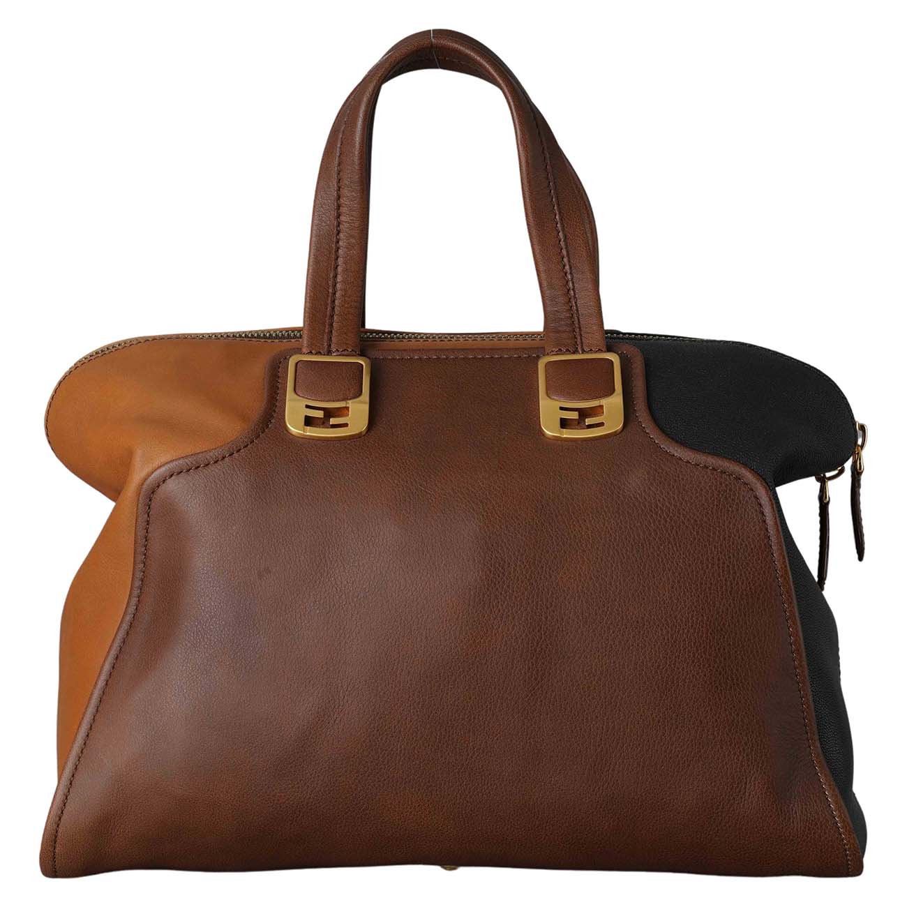 FENDI(USED)펜디 8BL110 카멜레온 더플 라지 토트백