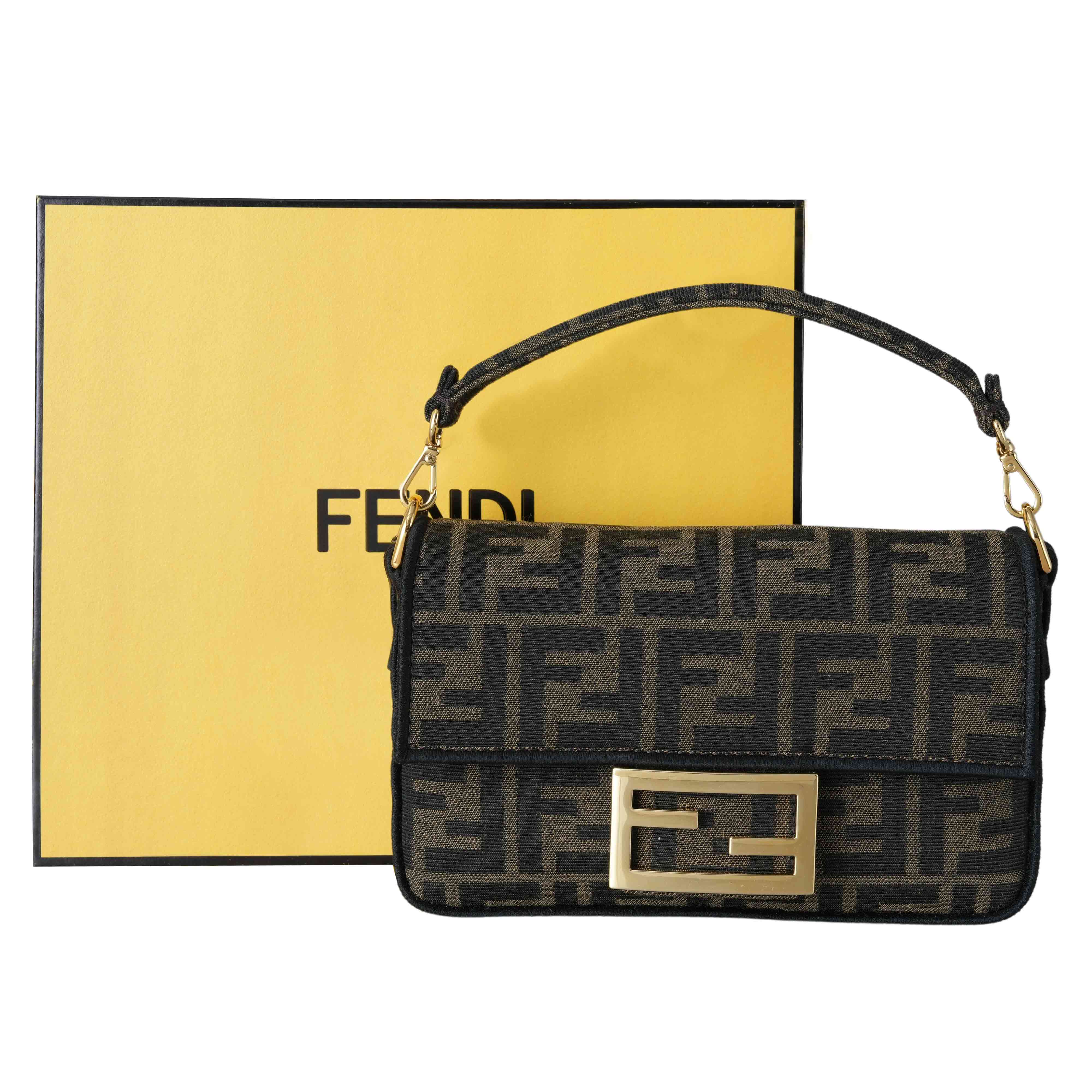 FENDI(USED)펜디 8BS017 바게트 미니 체인 숄더백