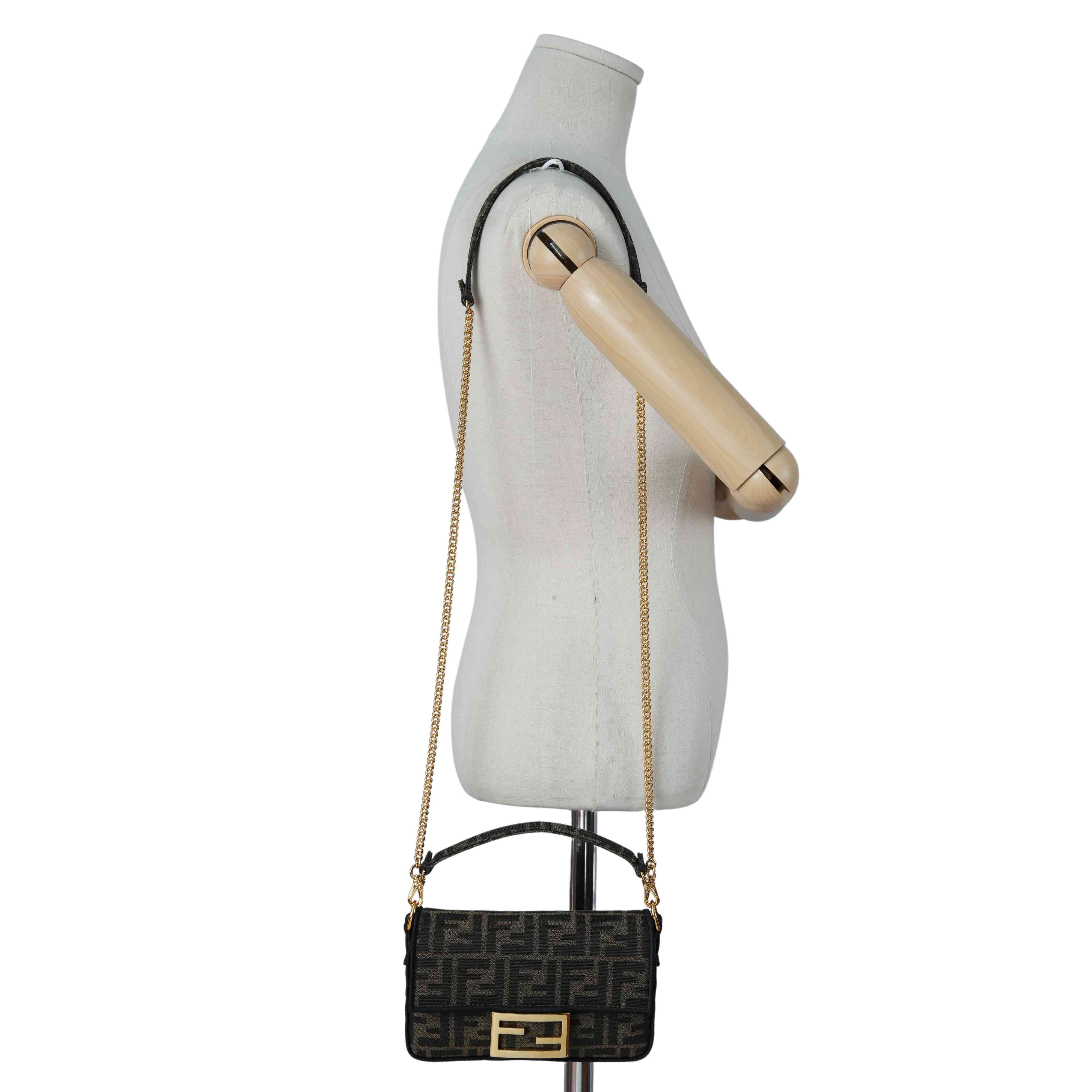 FENDI(USED)펜디 8BS017 바게트 미니 체인 숄더백