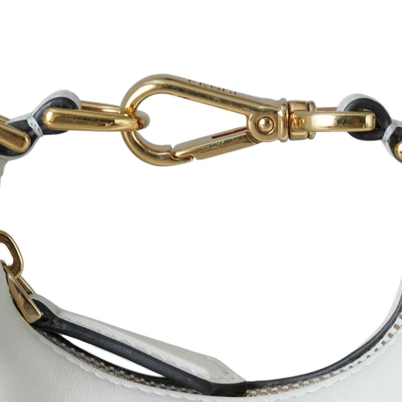 FENDI(USED)펜디 7AS089 나노 펜디그라피 가죽 참