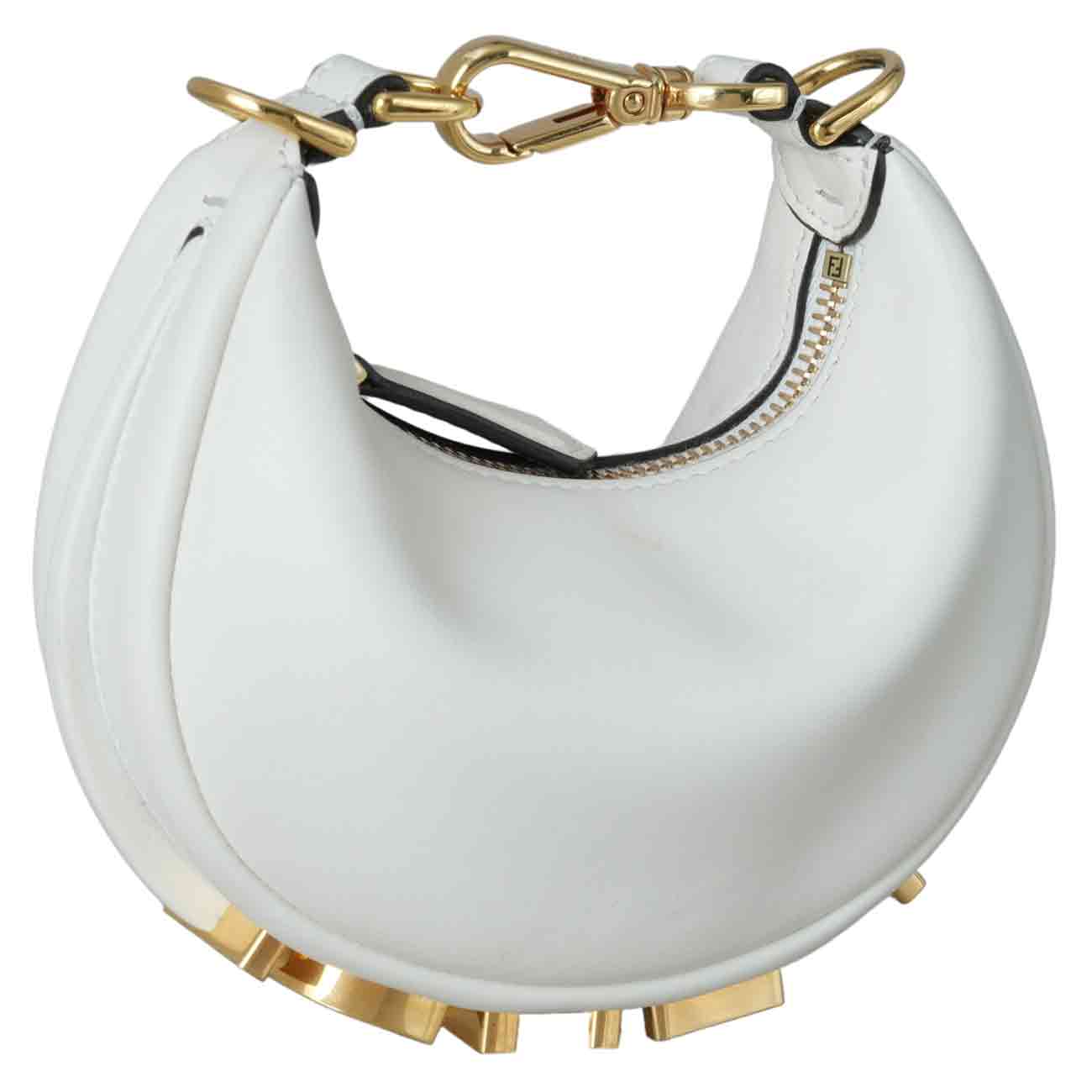 FENDI(USED)펜디 7AS089 나노 펜디그라피 가죽 참