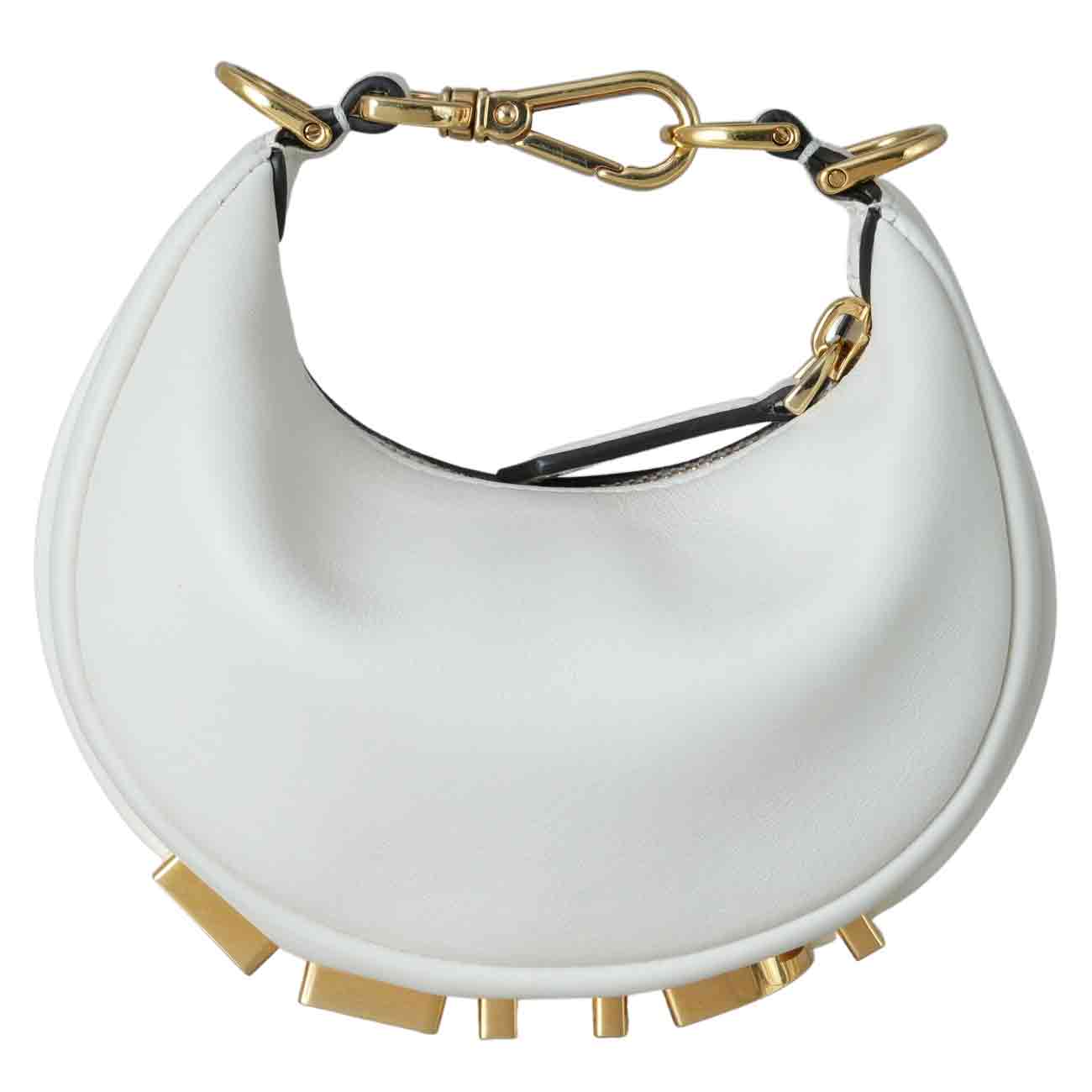 FENDI(USED)펜디 7AS089 나노 펜디그라피 가죽 참