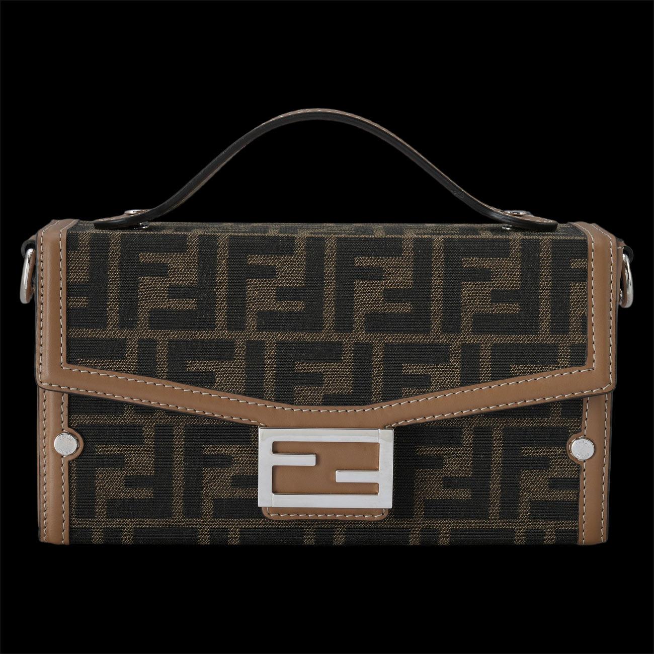 FENDI(USED)펜디 7VA565 소프트 트렁크 바게트 숄더백