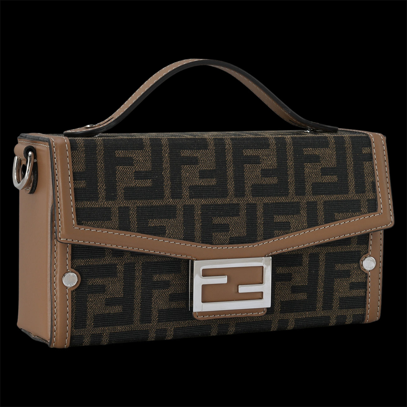FENDI(USED)펜디 7VA565 소프트 트렁크 바게트 숄더백