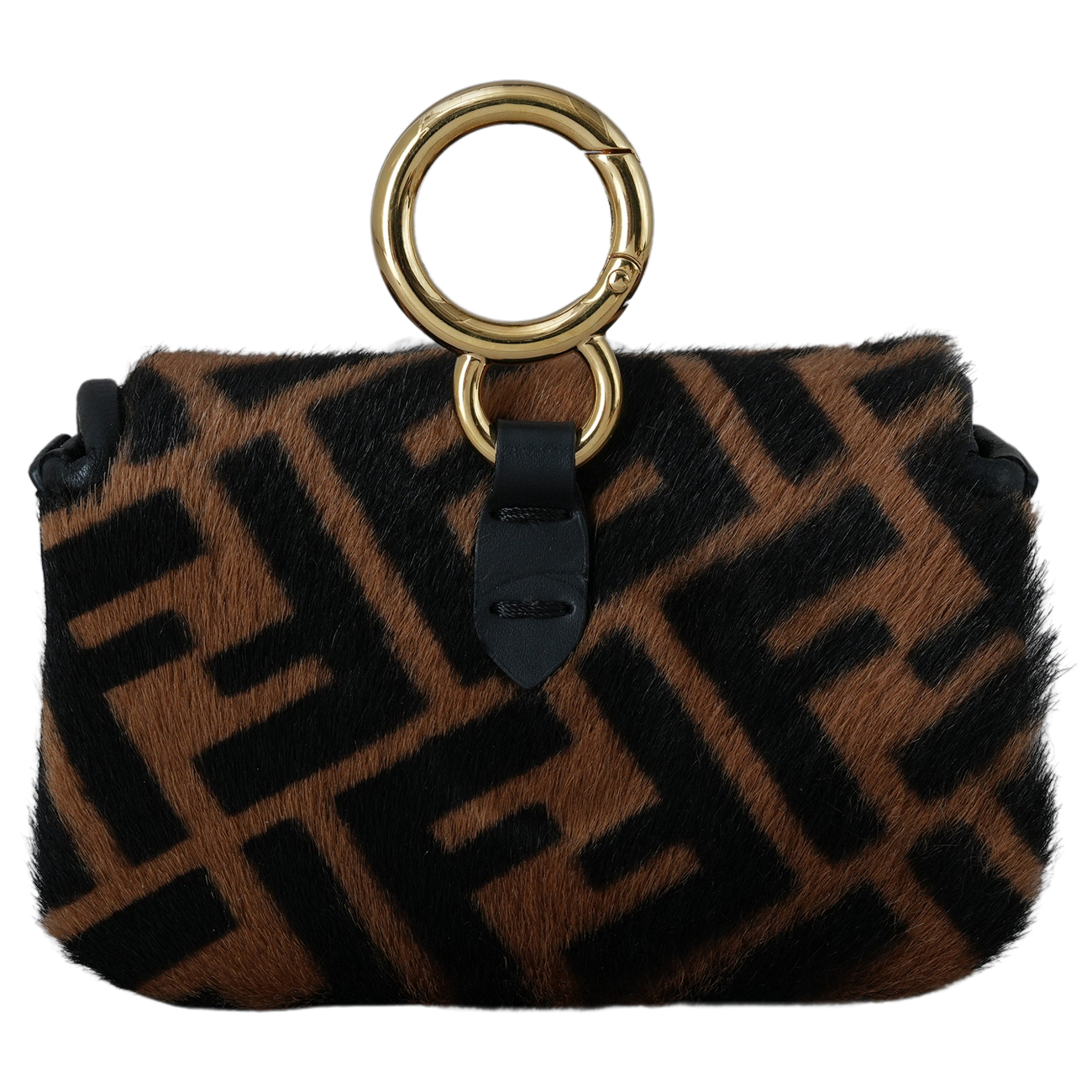 FENDI(USED)펜디 7AR844 나노 바게트 패브릭 참