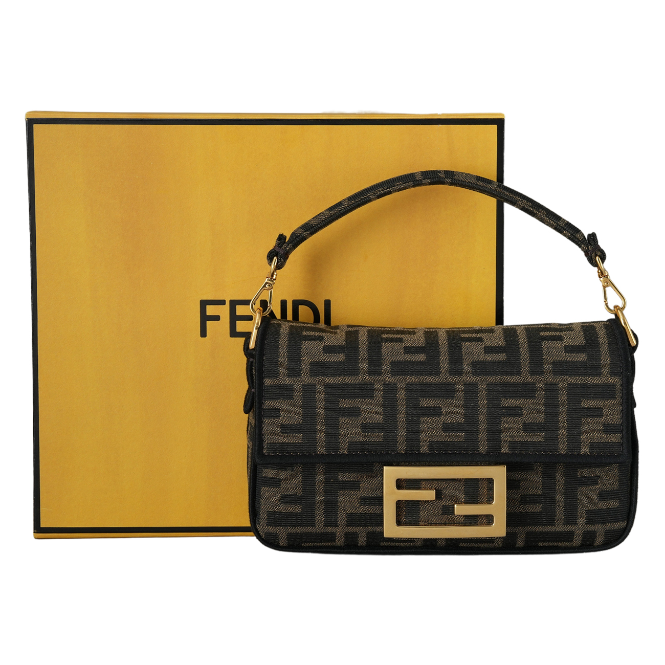 FENDI(USED)펜디 8BS017 쥬카 바게트 미니 체인 숄더백