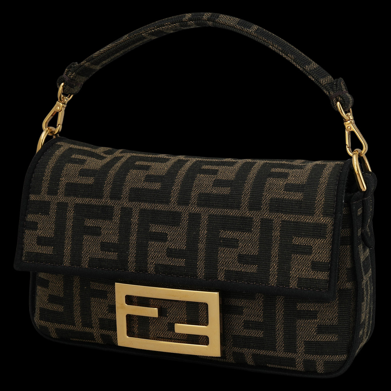 FENDI(USED)펜디 8BS017 쥬카 바게트 미니 체인 숄더백
