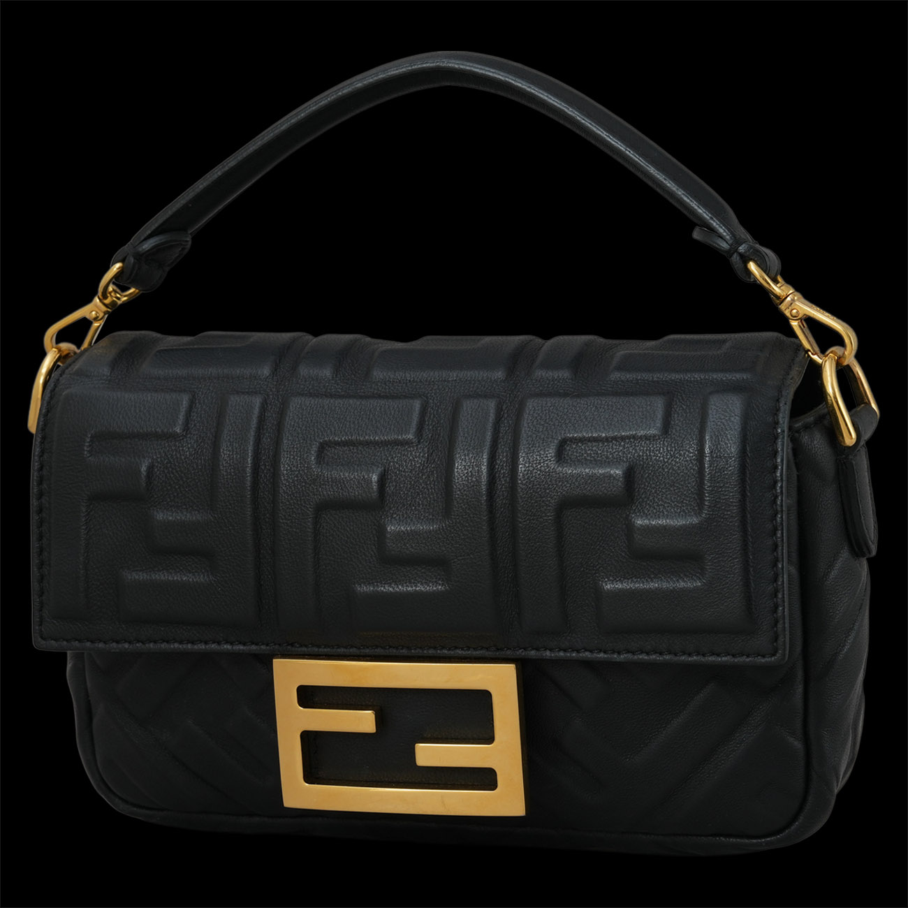 FENDI(USED)펜디 8BS017 바게트 미니 체인 숄더백