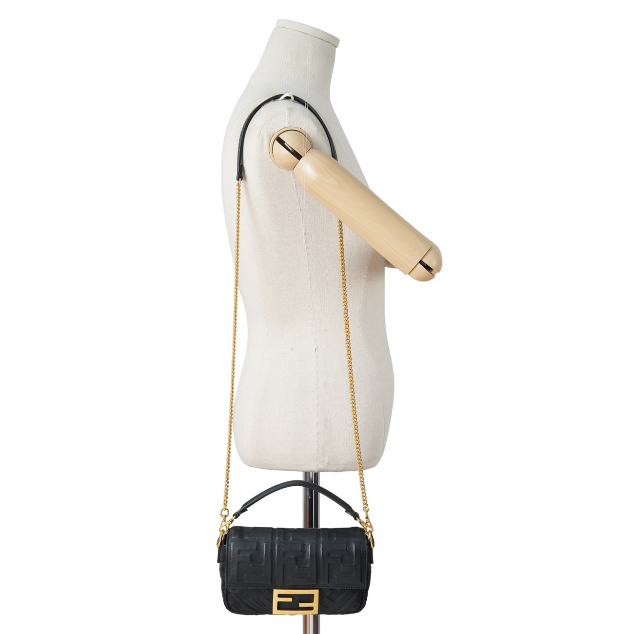 FENDI(USED)펜디 8BS017 바게트 미니 체인 숄더백