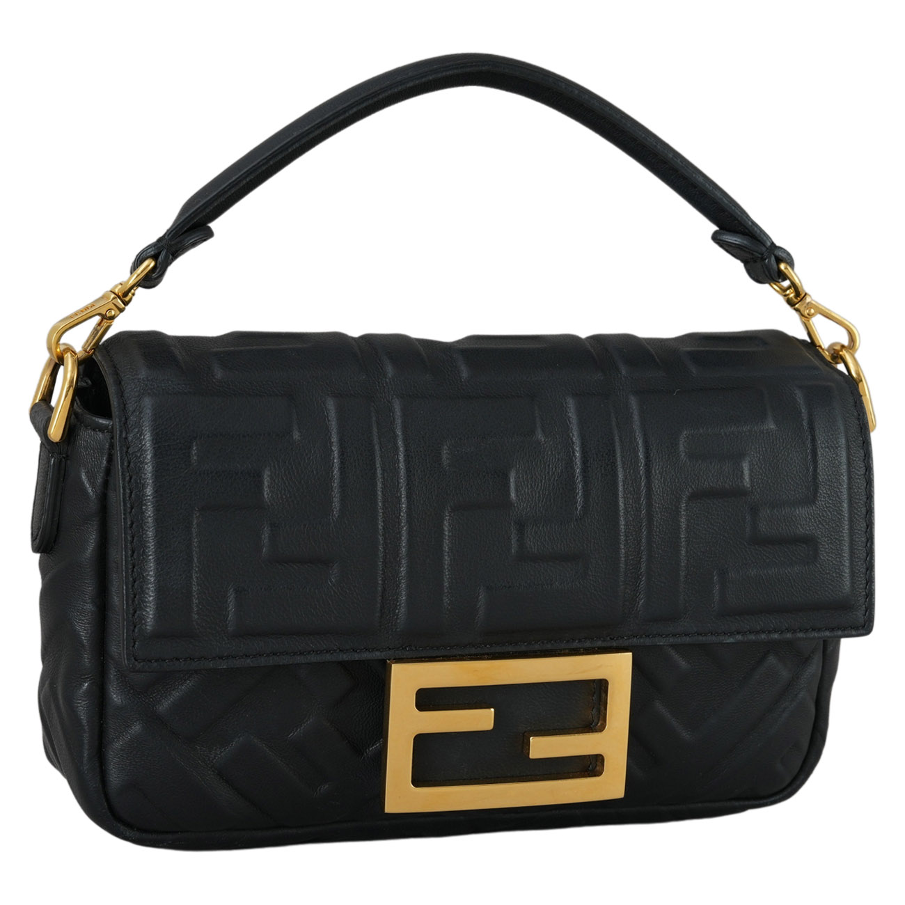 FENDI(USED)펜디 8BS017 바게트 미니 체인 숄더백