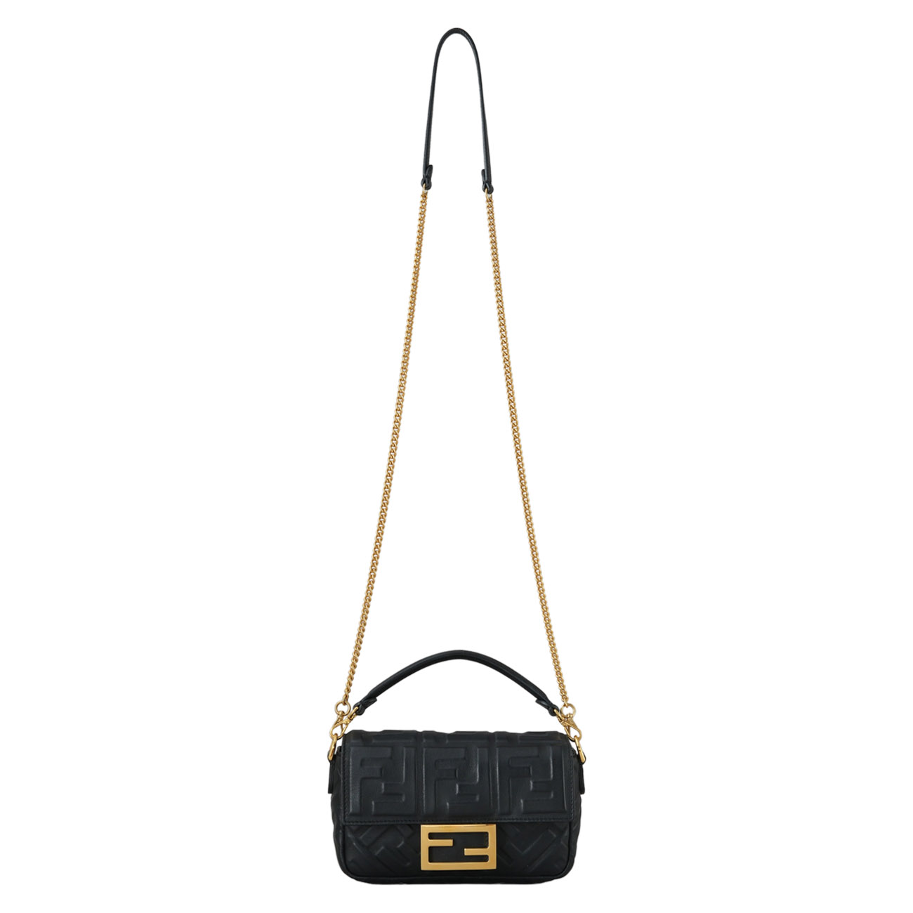 FENDI(USED)펜디 8BS017 바게트 미니 체인 숄더백