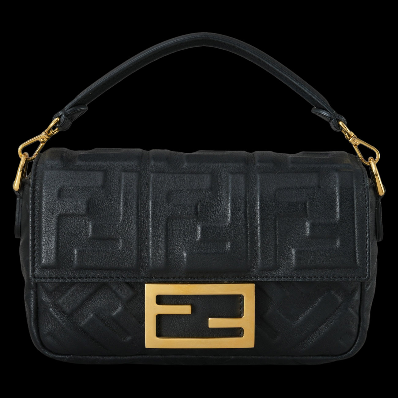 FENDI(USED)펜디 8BS017 바게트 미니 체인 숄더백